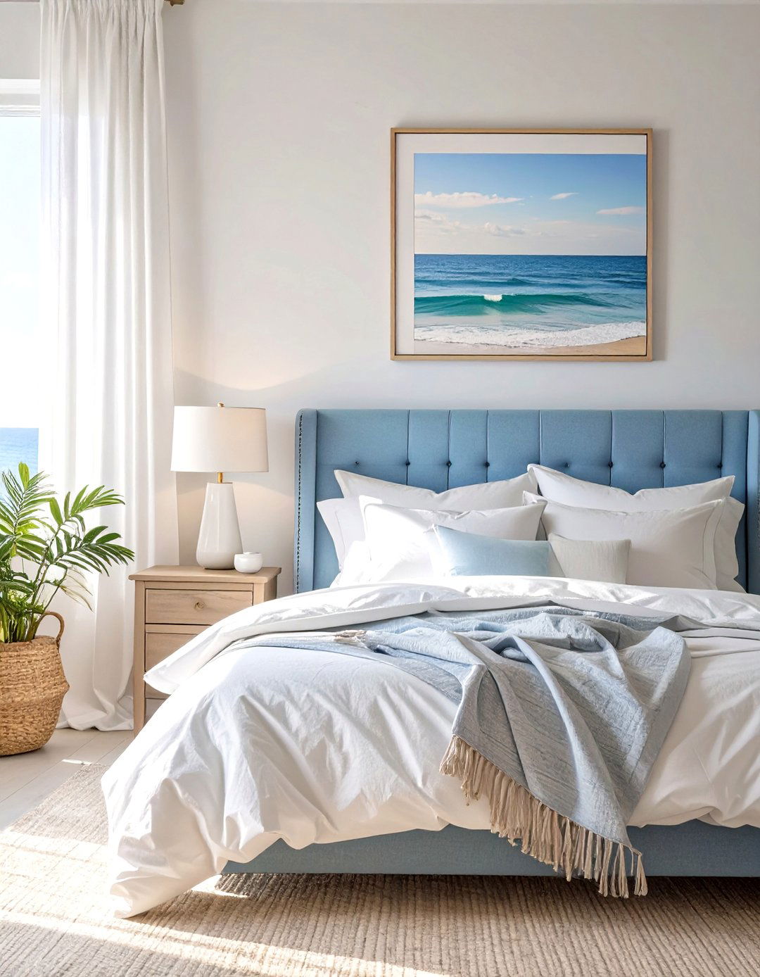 A Serene Coastal Bedroom Retreat - 30 coastal interior design ideas