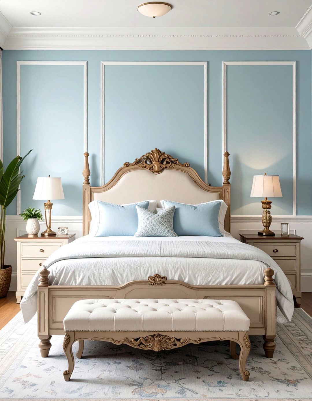 A Serene Georgian Colonial Bedroom - 30 colonial interior design ideas