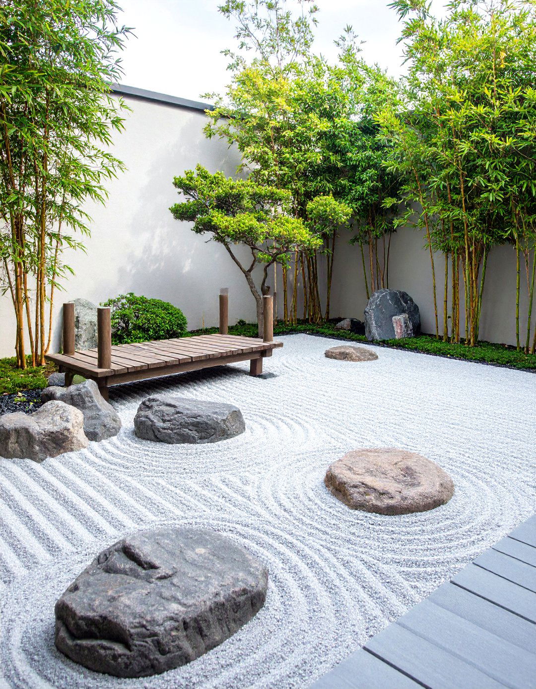 A Serene Japanese Zen Garden - 30 minecraft garden ideas