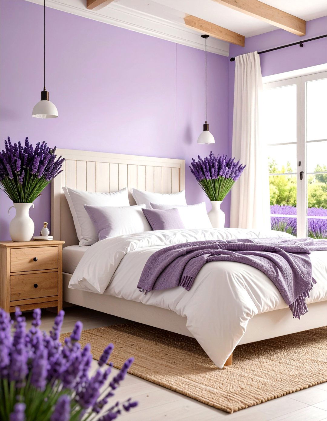 A Serene Lavender Fields Bedroom - 30 10 year old bedroom ideas girl