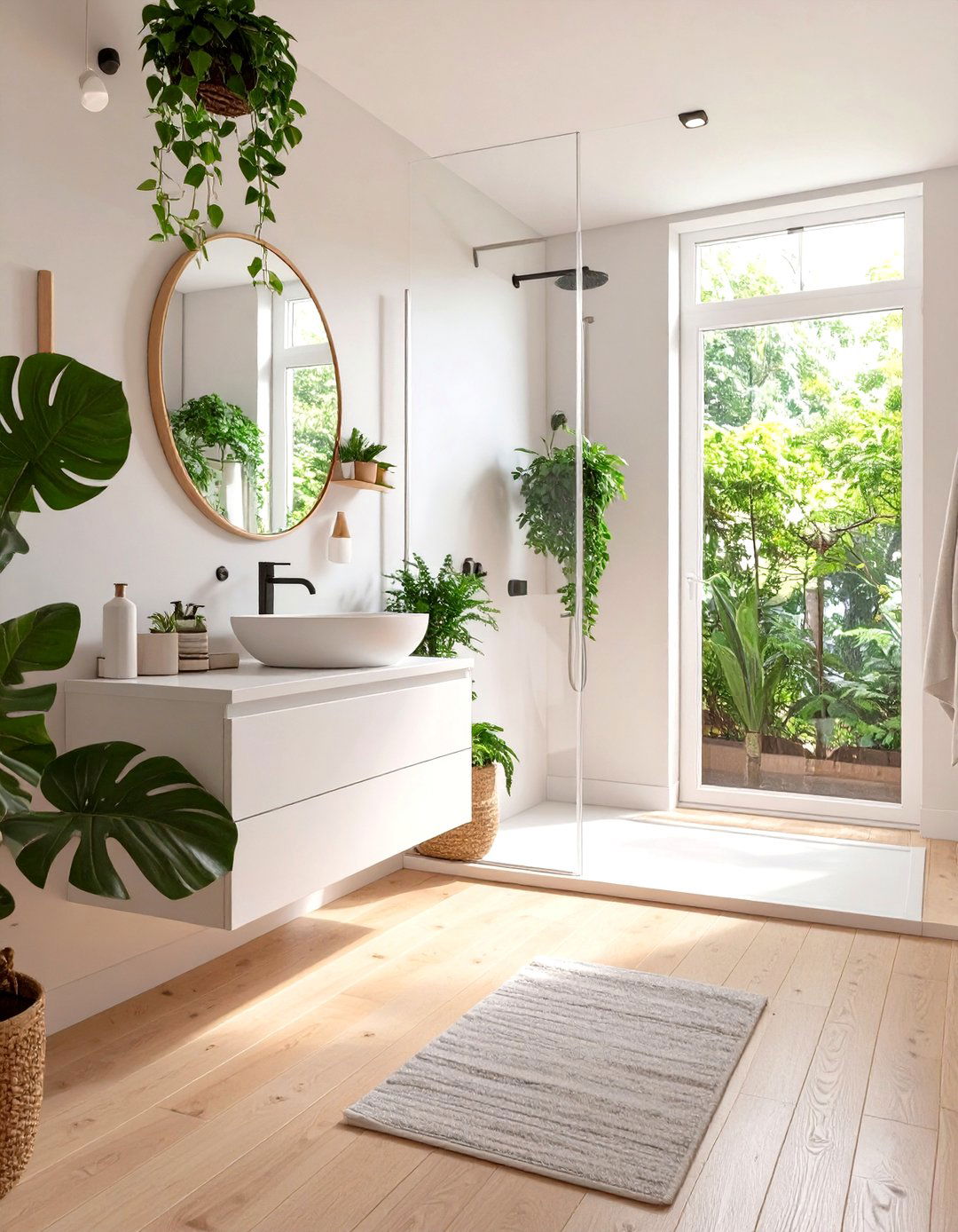 A Serene Scandinavian Bathroom Layout - 30 master bathroom layout ideas