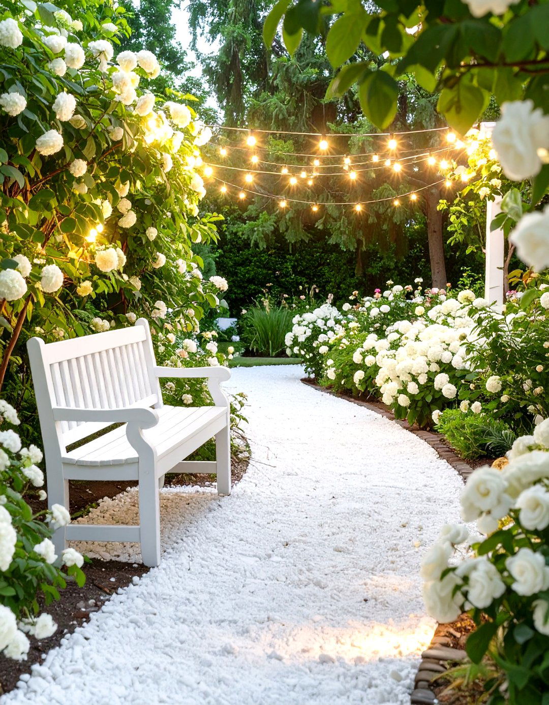 A Serene White Garden Theme - 30 memorial garden ideas