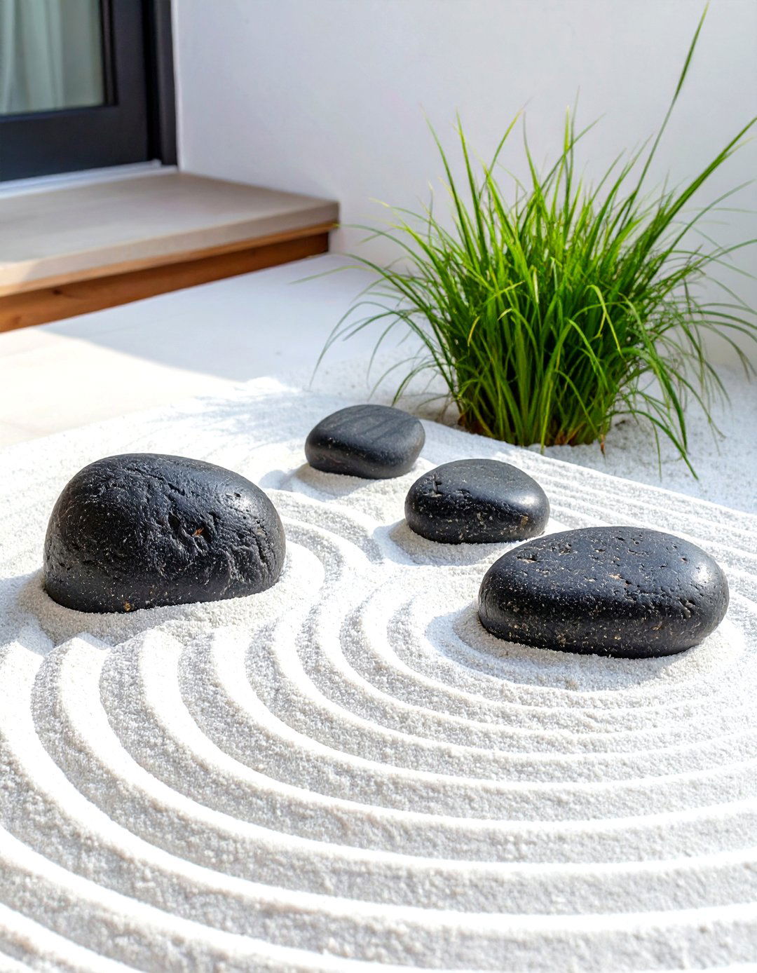 A Serene Zen Rock Garden - 30 low maintenance small rock garden ideas