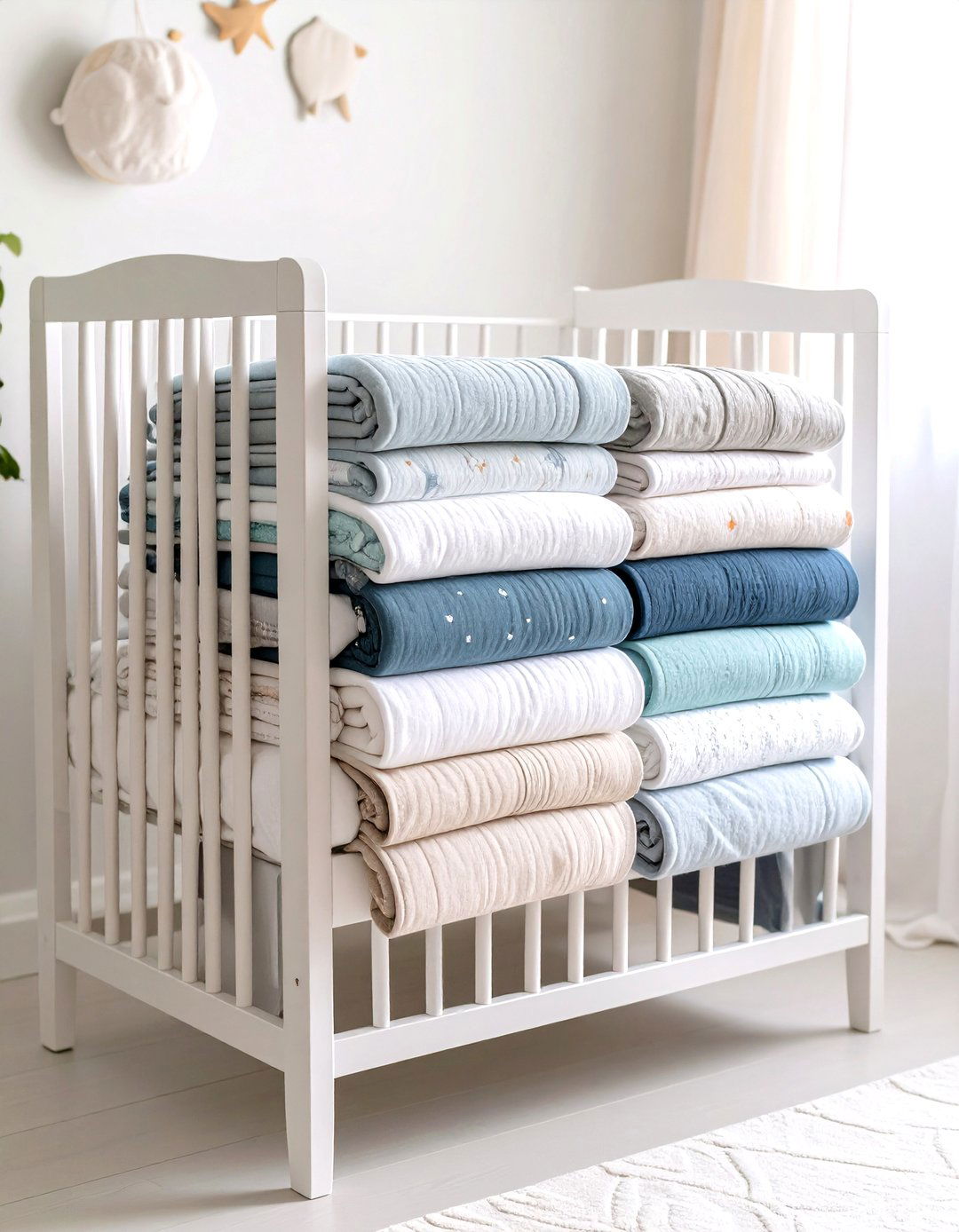 A Set of High Quality Muslin Swaddle Blankets - 30 gift ideas for baby shower