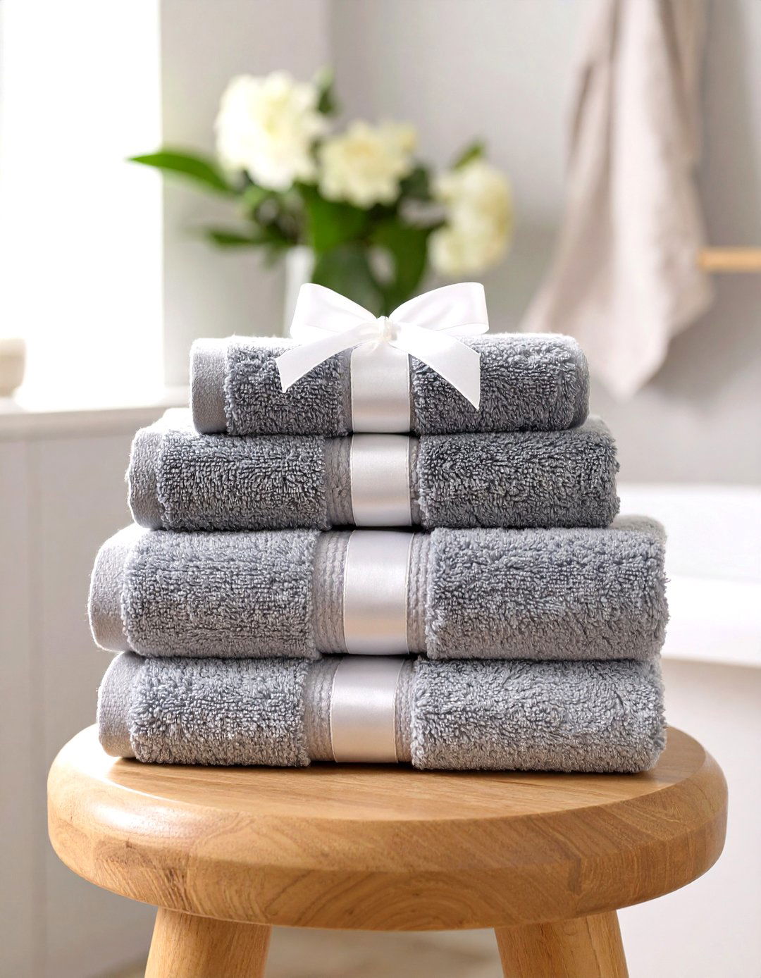 A Set of Luxurious Bath Towels - 30 wedding shower gift ideas