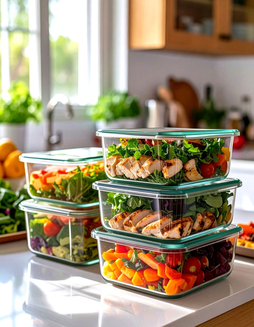A Set of Meal Prep Containers - 30 wedding shower gift ideas