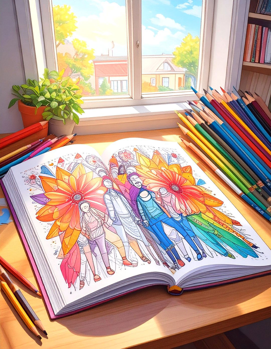 A Set of People of Walmart Adult Coloring Books - 30 office white elephant gift ideas
