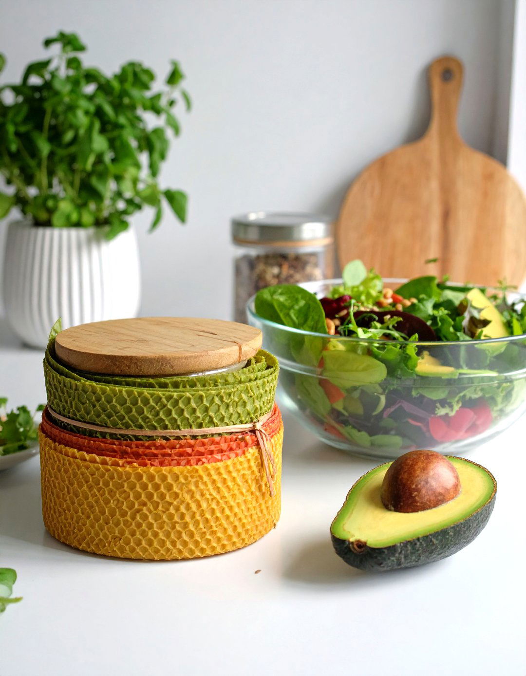 A Set of Reusable Food Wraps - 30 kitchen gift ideas