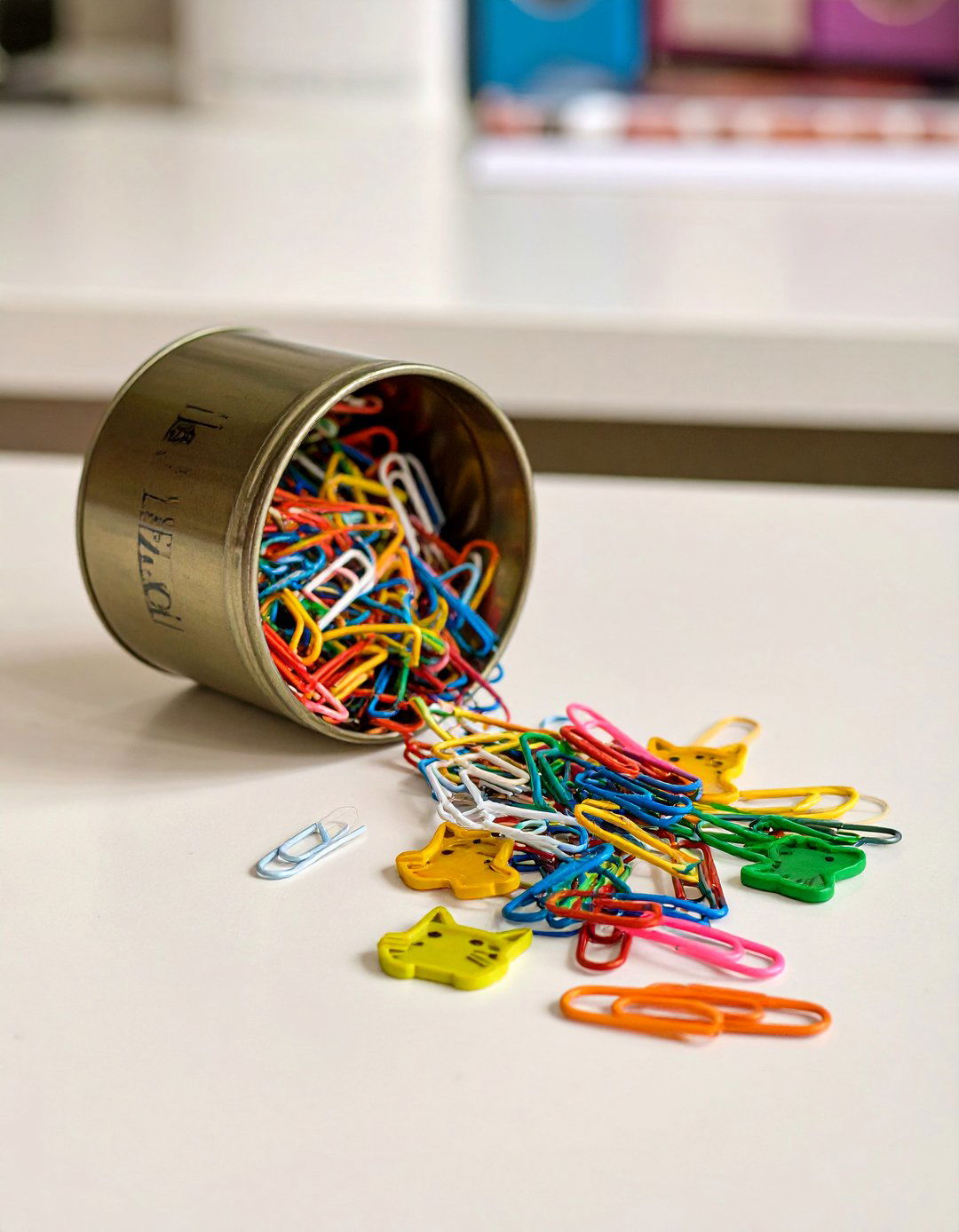 A Set of Silly Shaped Paper Clips - 30 office white elephant gift ideas