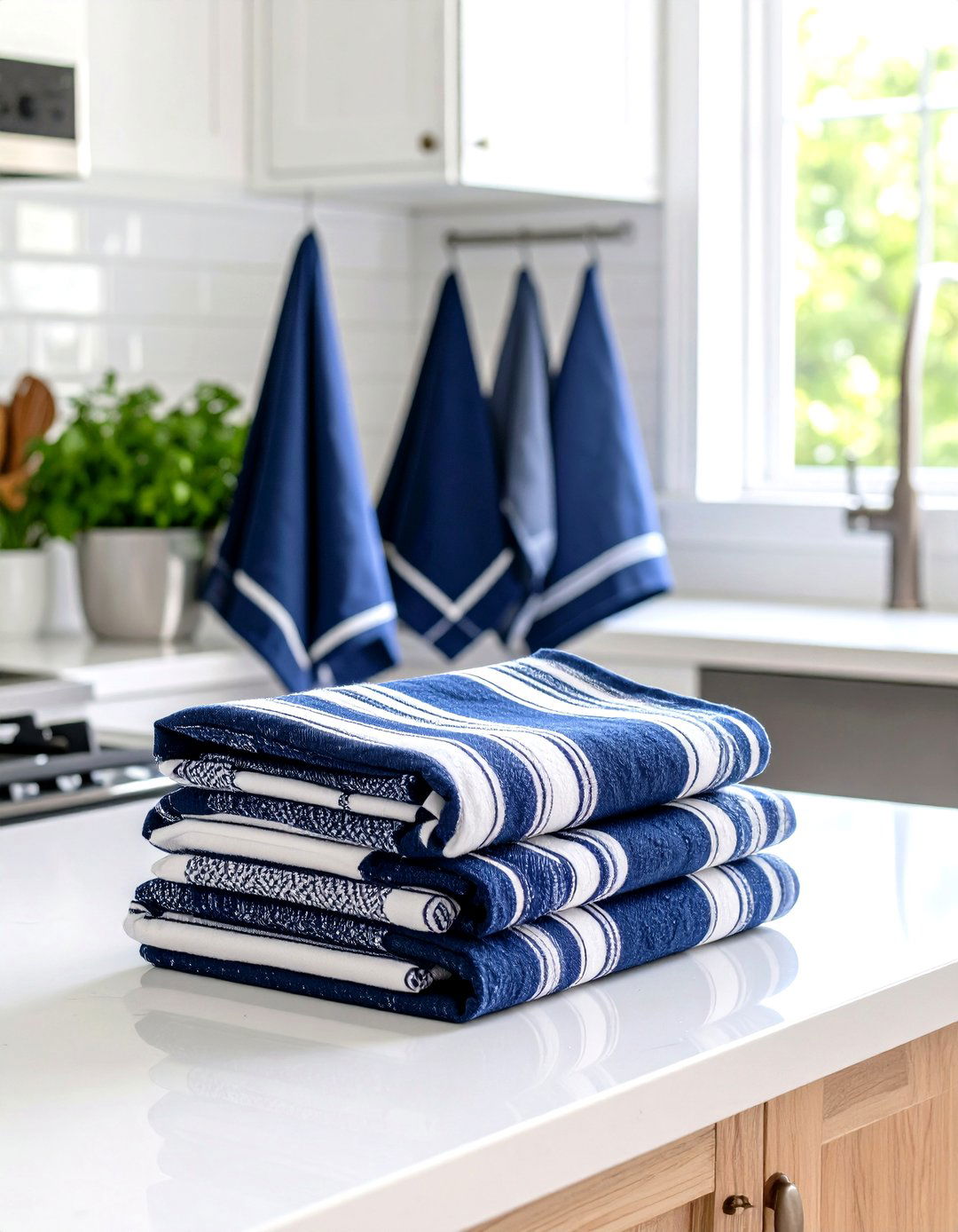 A Set of Stylish Kitchen Towels - 30 kitchen gift ideas