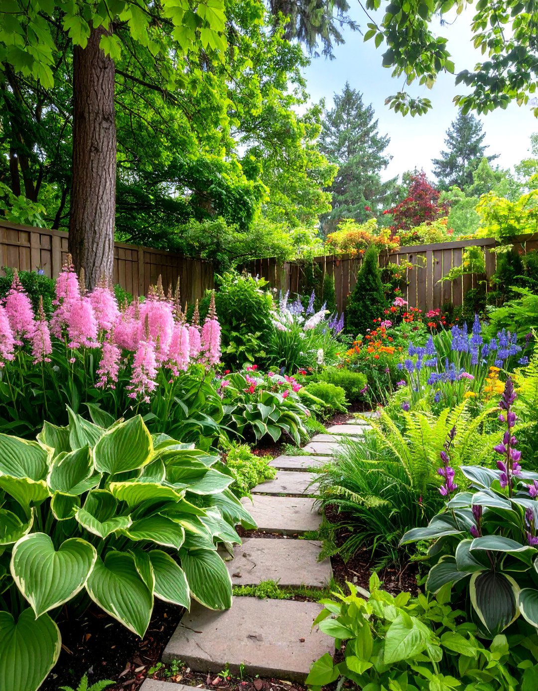 A Shade Loving Perennial Garden - 30 perennial garden ideas