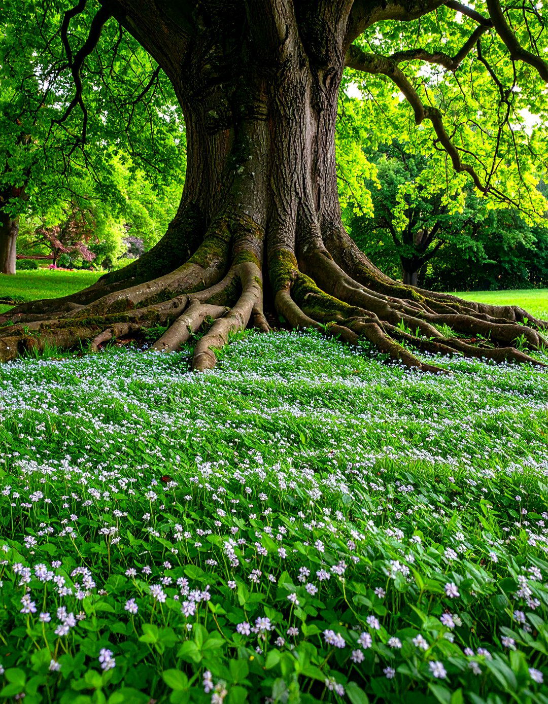 30 Landscaping Ideas Around Tree Roots That Work