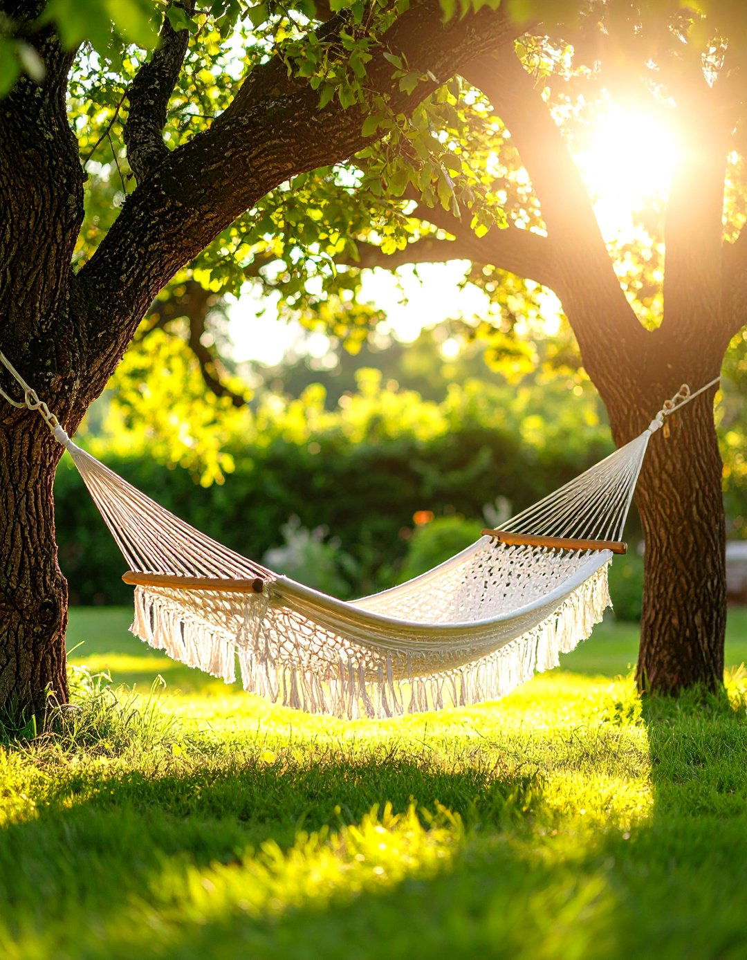 A Shaded Hammock Relaxation Spot - 30 outdoor space ideas