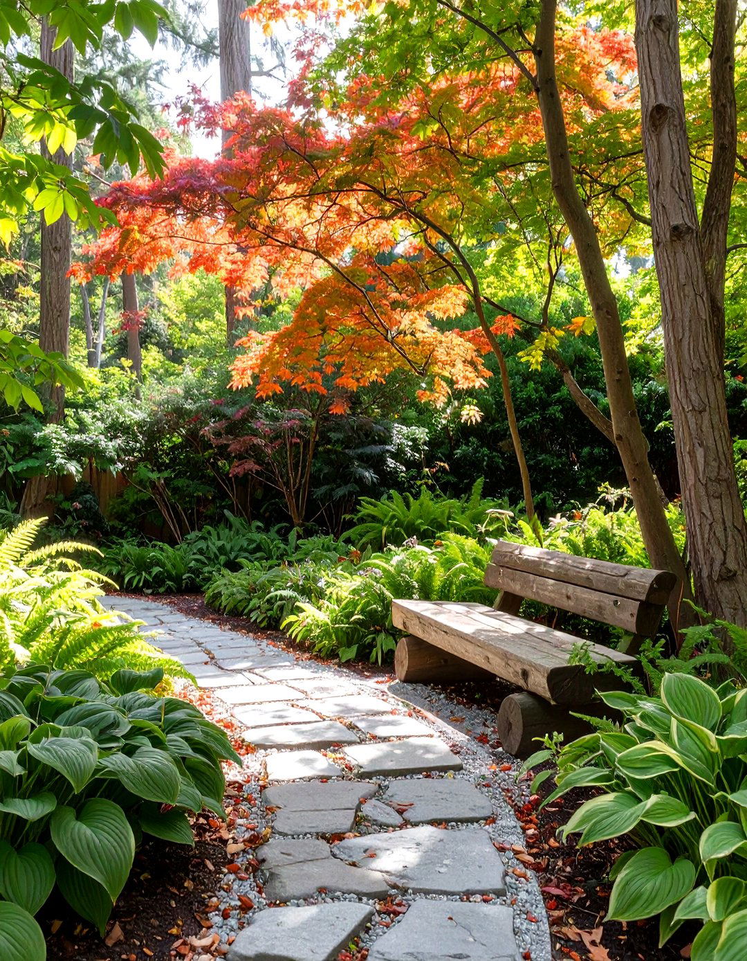 A Shaded Woodland Retreat - 30 corner garden ideas
