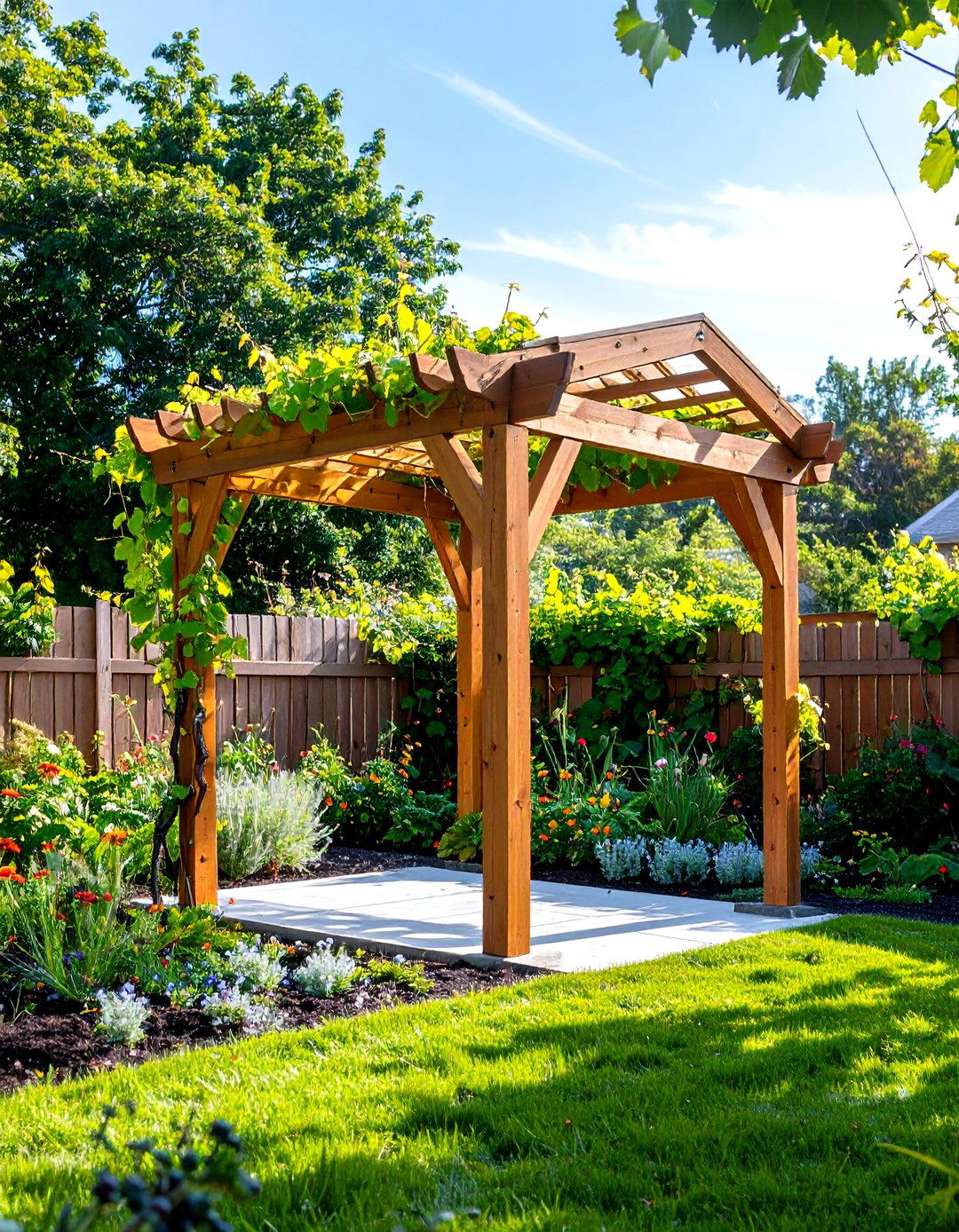 A Simple A Frame Trellis Design - 30 easy backyard grape vine trellis designs