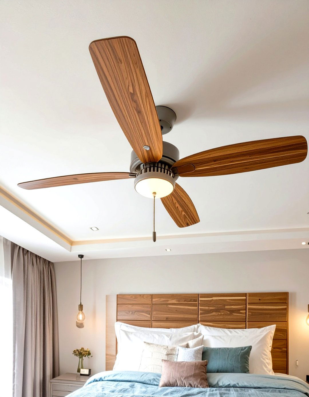 A Simple Ceiling Fan for Airflow and Style - 30 simple bedroom ideas