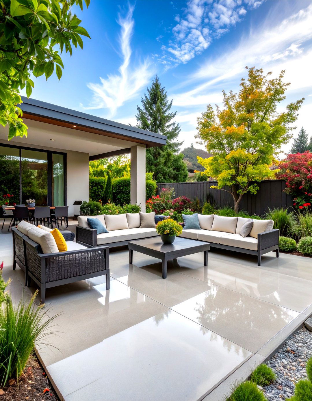 A Simple Concrete Sealer Gloss - 30 inexpensive ways to cover concrete patio ideas