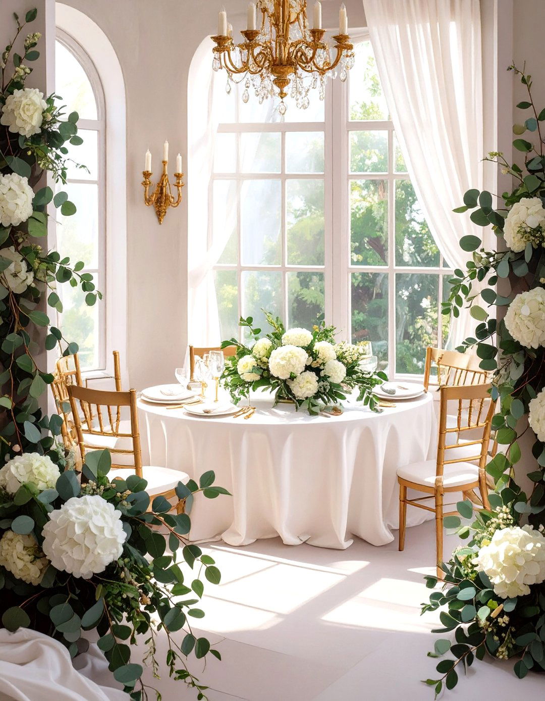 A Simple Green and White Baby Shower - 30 neutral baby shower ideas