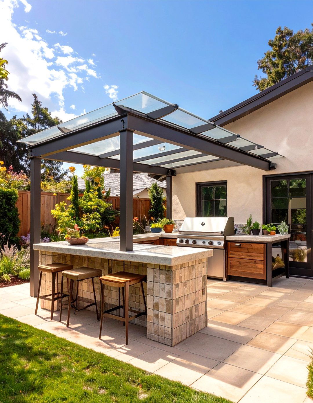A Simple Lean To Outdoor Kitchen Shelter - 30 cheap simple outdoor kitchen ideas