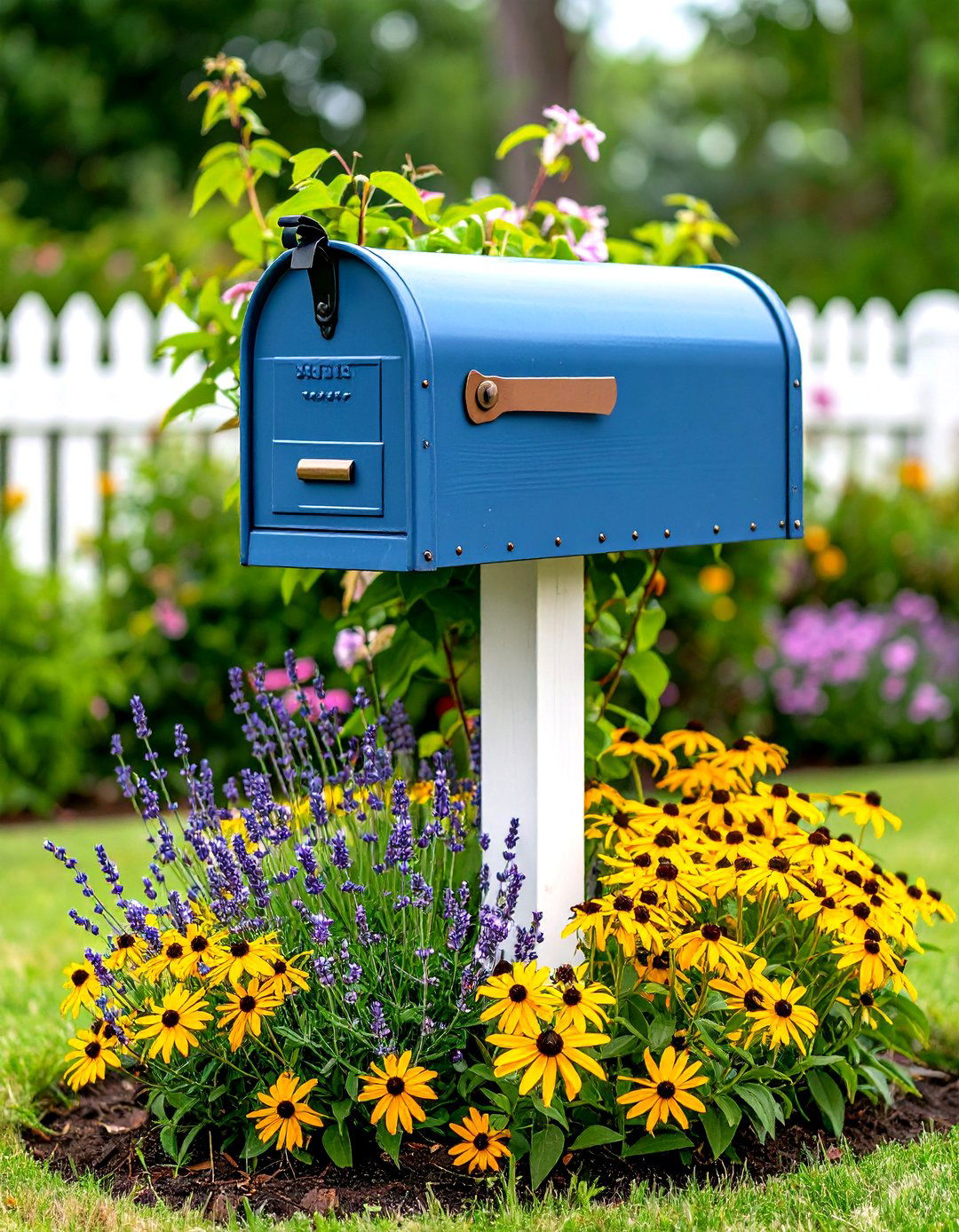 A Simple Mailbox Garden - 30 front yard landscaping ideas on a budget