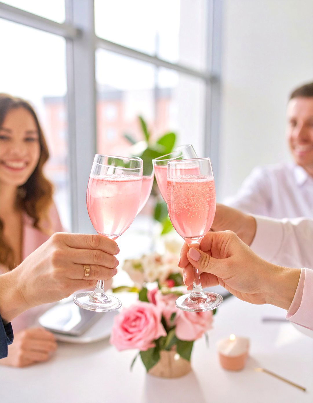 A Simple Mocktail Toast - 30 work baby shower ideas