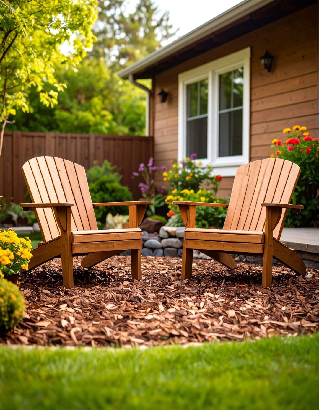 A Simple Mulch Floor for a Budget Patio - 30 patio ideas on a budget