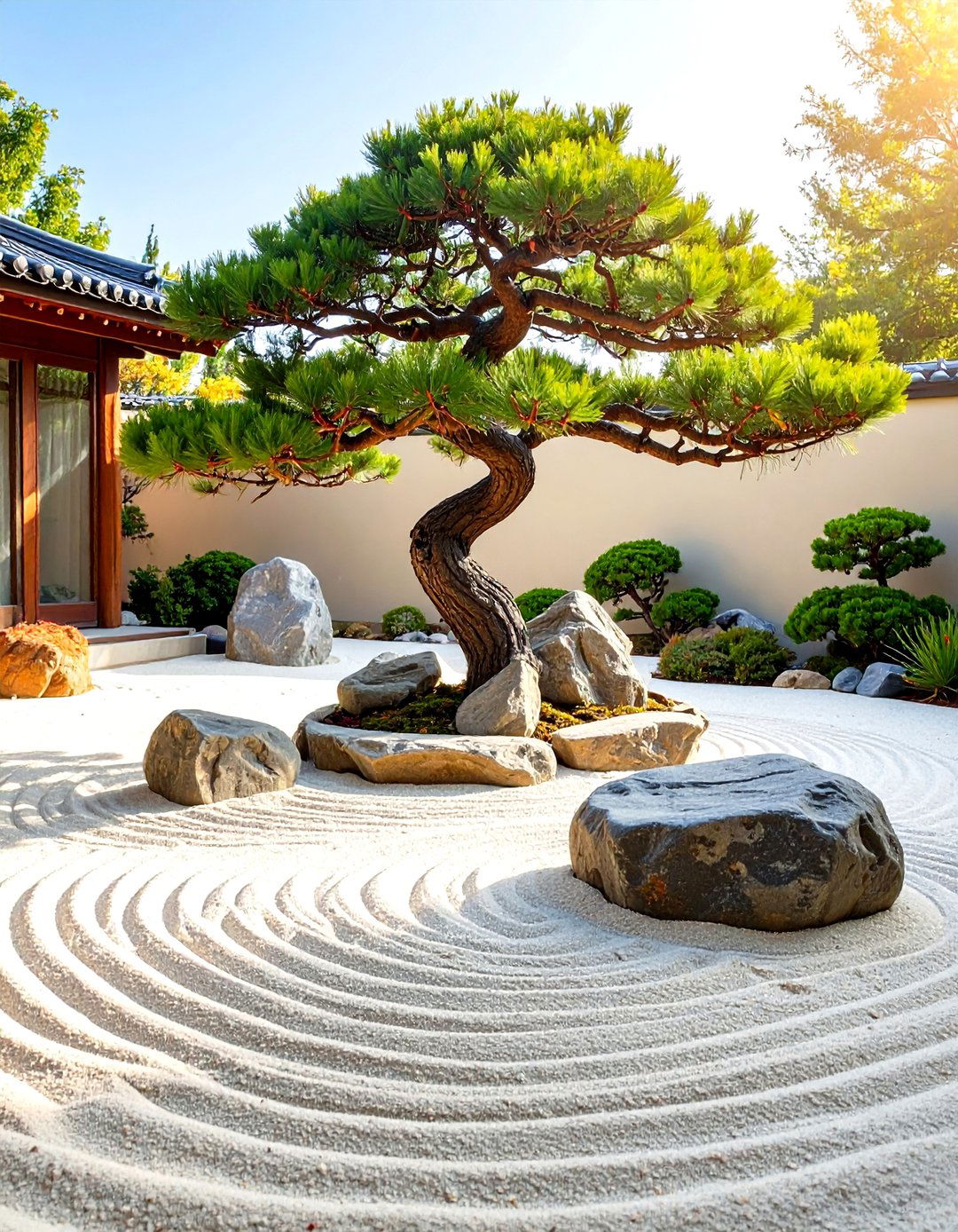 A Simple Sand Garden Zen Space - 30 inexpensive desert landscaping ideas