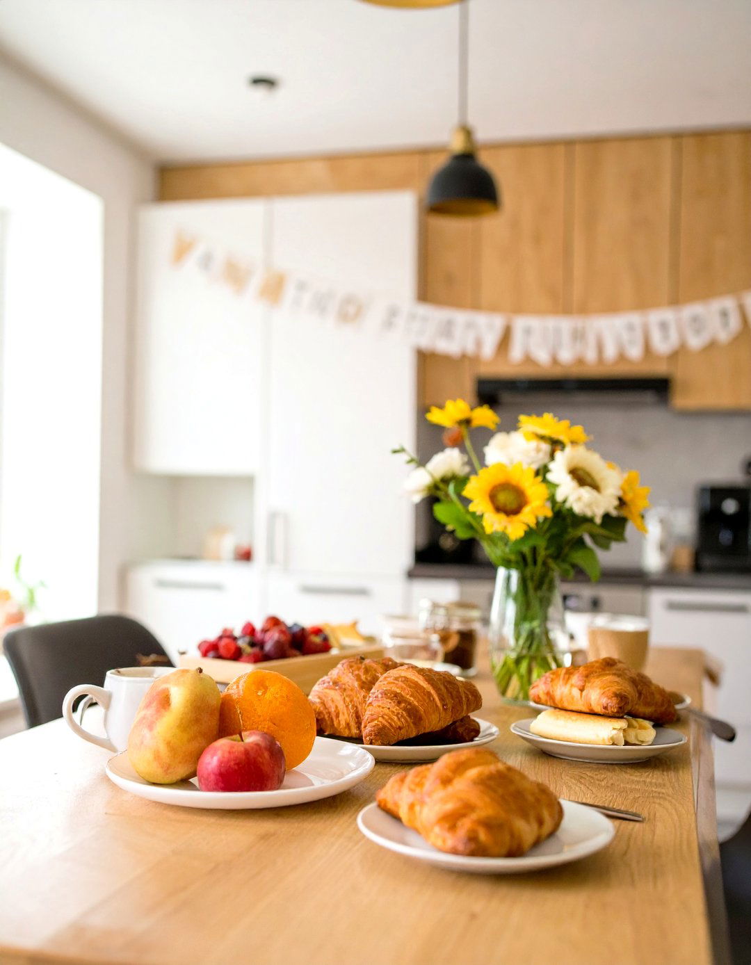 A Simple Welcome to Parenthood Breakfast - 30 office baby shower ideas
