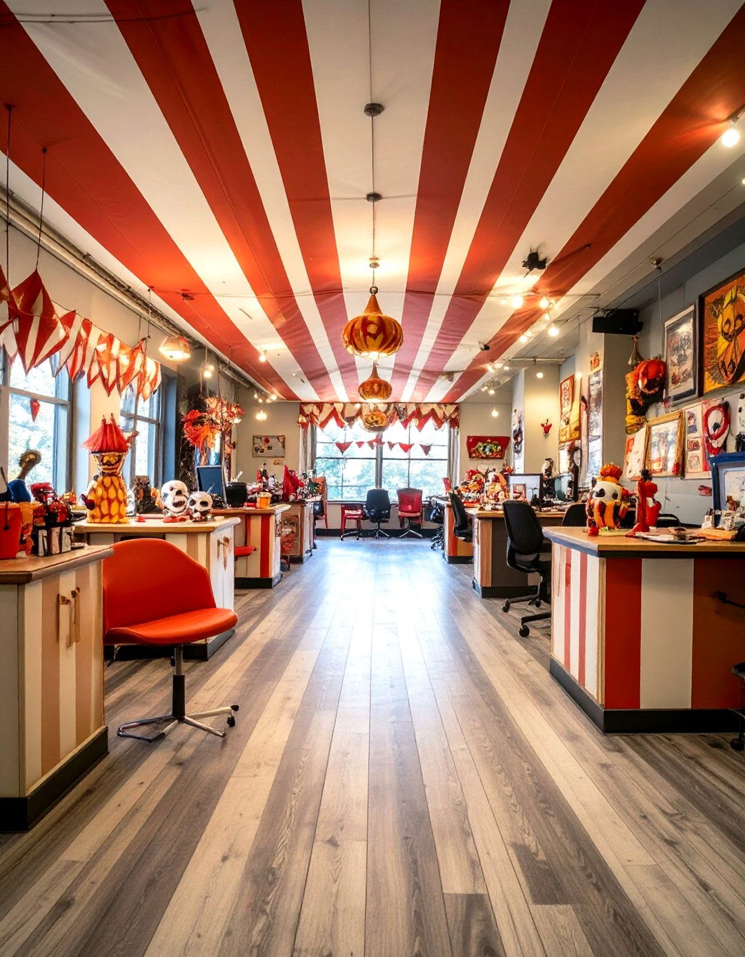 A Sinister Circus or Carnival - 30 office halloween ideas