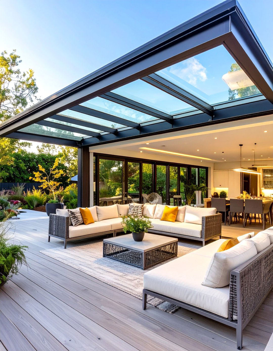 A Sleek Retractable Roof Enclosure