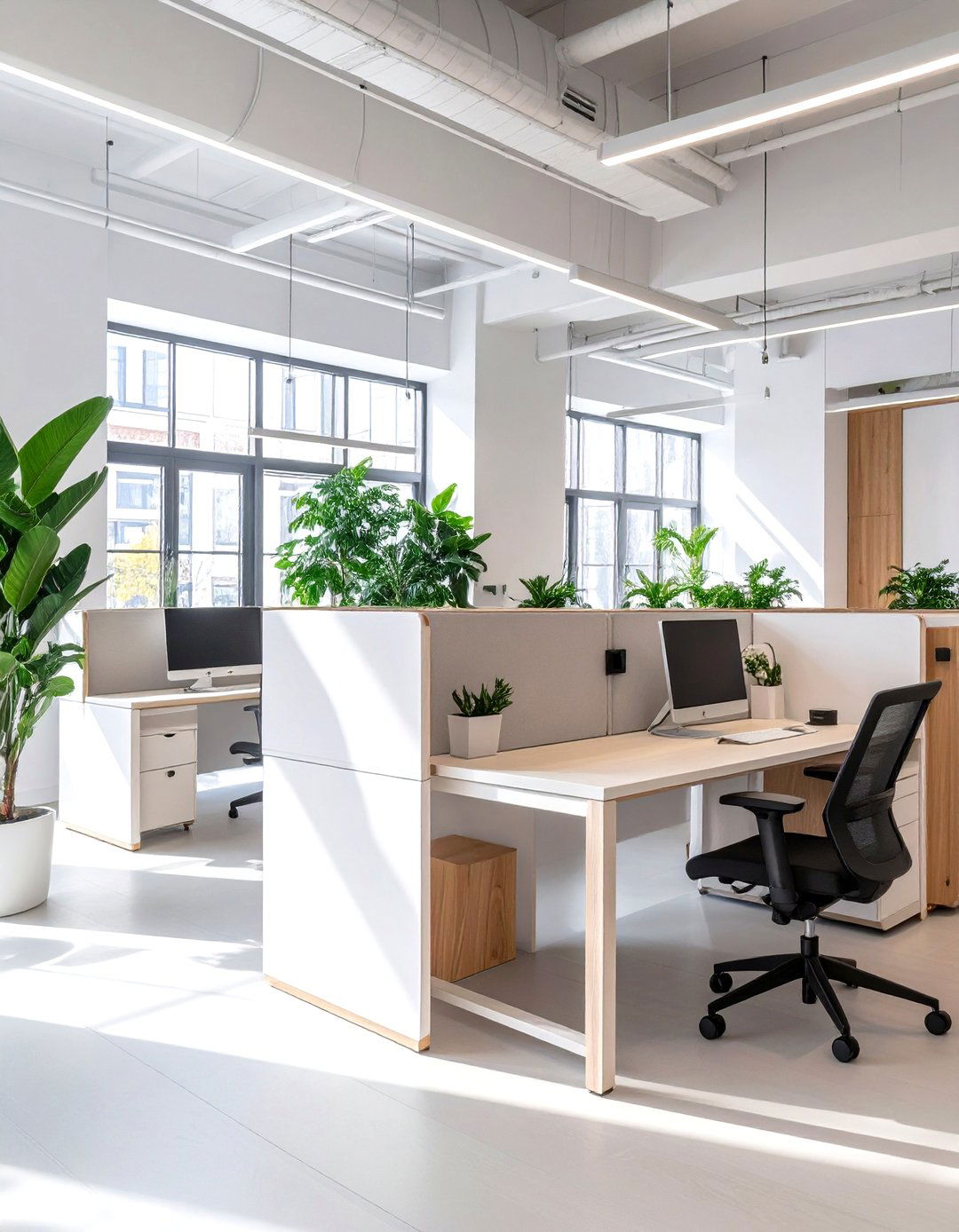A Sleek Scandinavian Style - 30 office cubicle decor ideas
