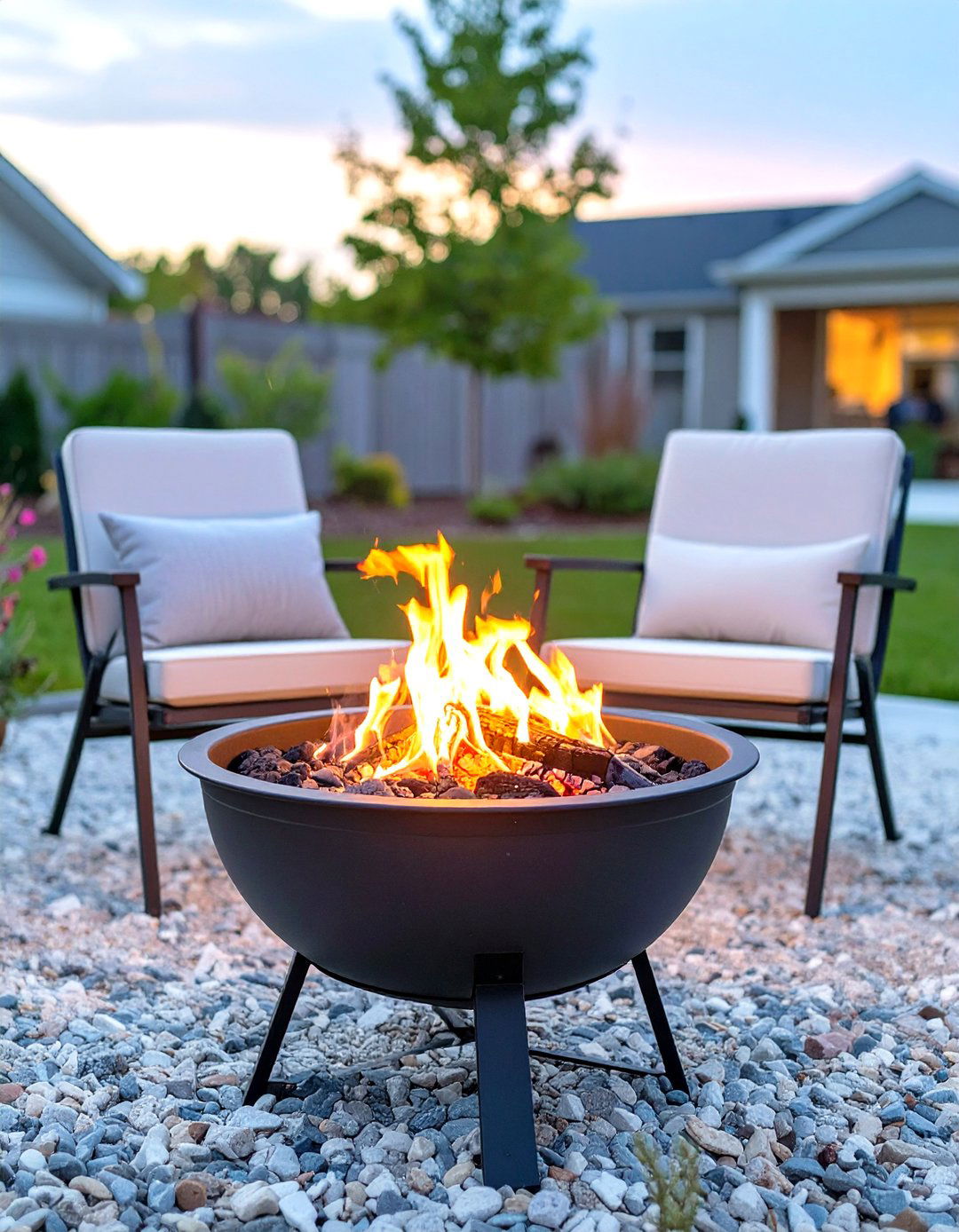 A Small Fire Pit for a Budget Patio - 30 small patio ideas on a budget