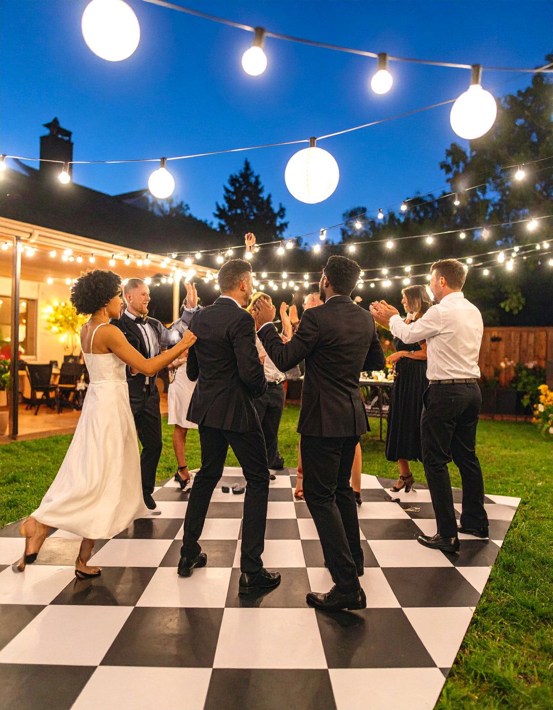 A Sophisticated Black and White Ball - 30 backyard birthday party ideas