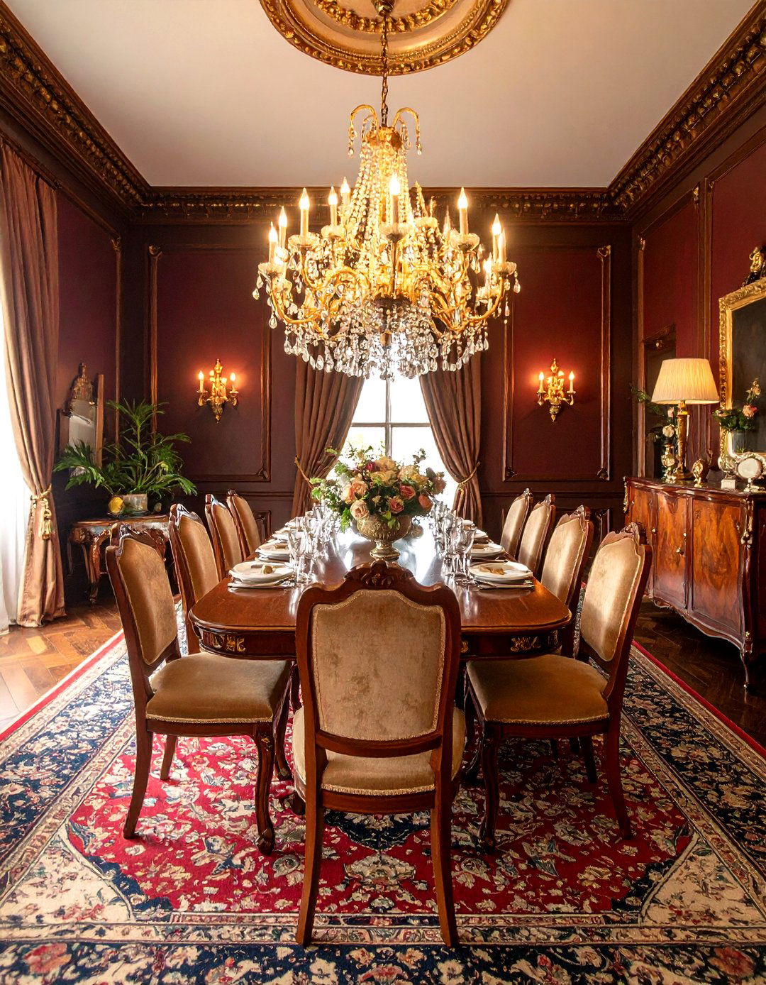 A Sophisticated Dining Room - 30 1930s interior design ideas