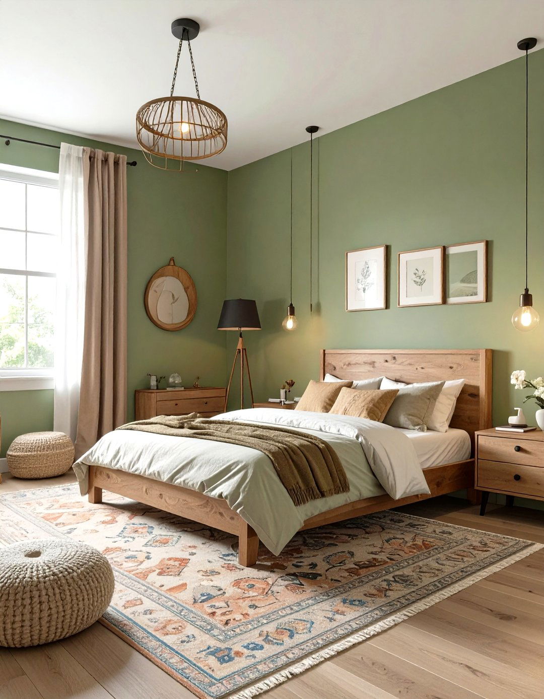 A Sophisticated Olive Green Bedroom - 30 boys bedroom paint ideas
