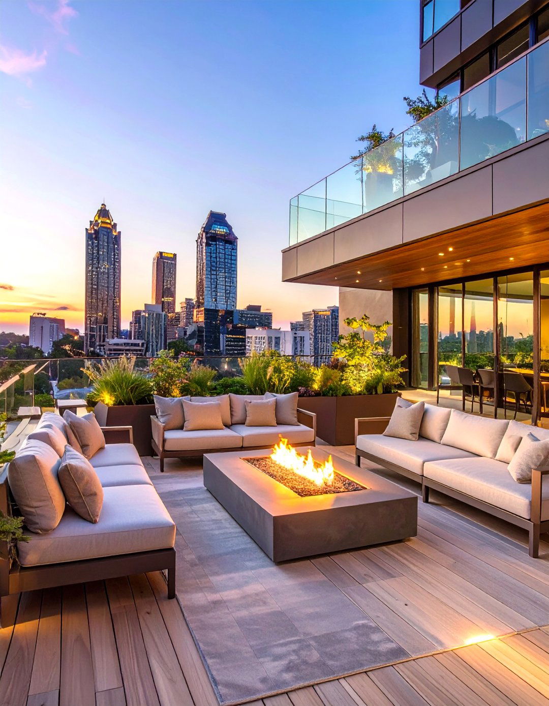 A Sophisticated Rooftop Terrace - 30 buckhead landscape and design reviews ideas
