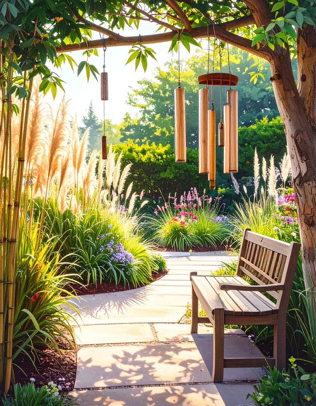 A Sound Focused Memorial Garden - 30 memorial garden ideas