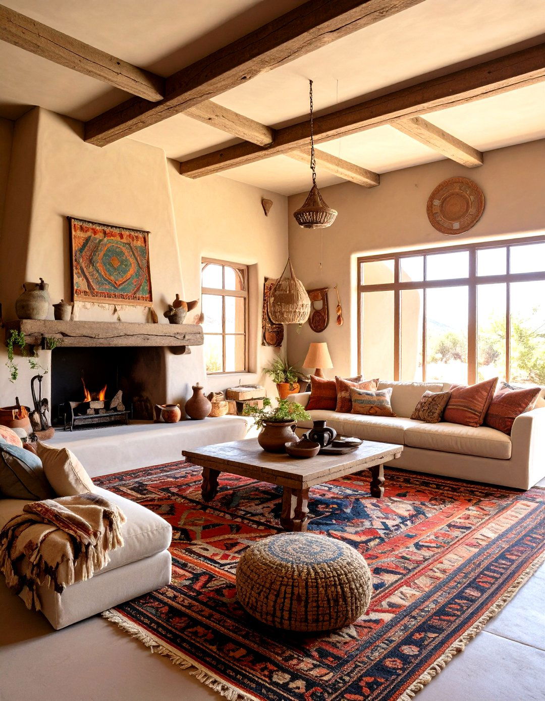 A Southwestern Adobe Formal Living Room - 30 formal living room ideas