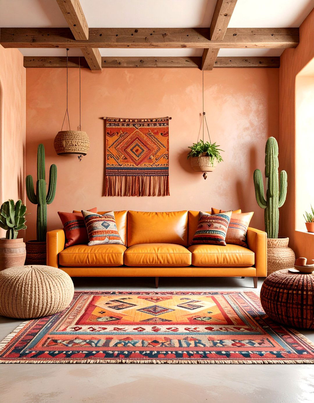 A Southwestern Adobe Living Room - 30 interior decor ideas for living room
