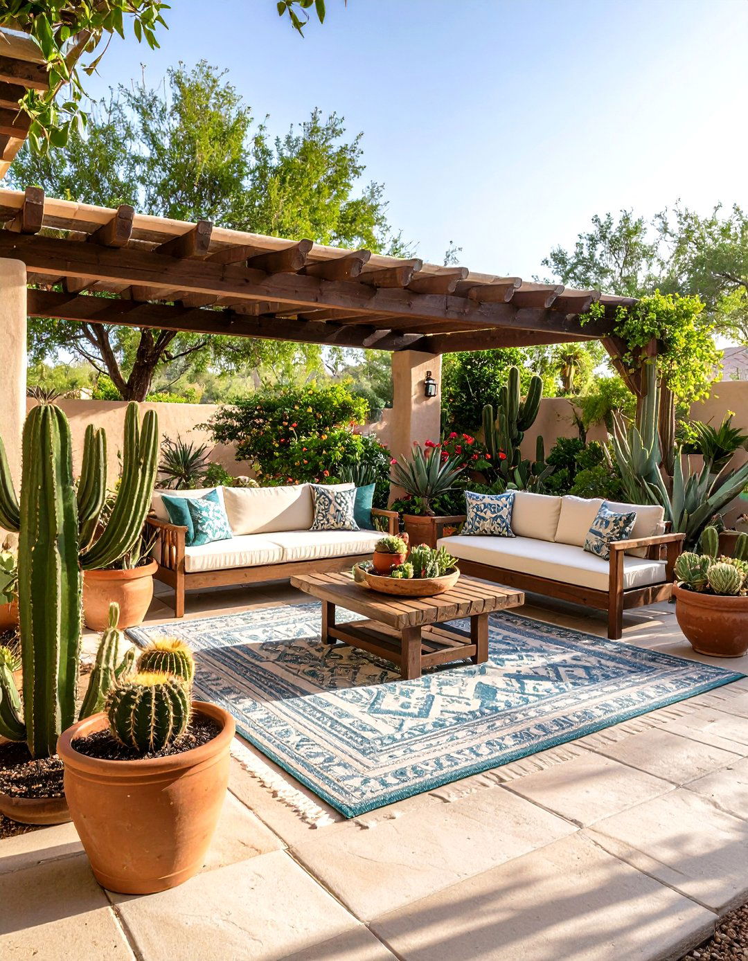 A Southwestern Desert Oasis Patio - 30 diy patio ideas