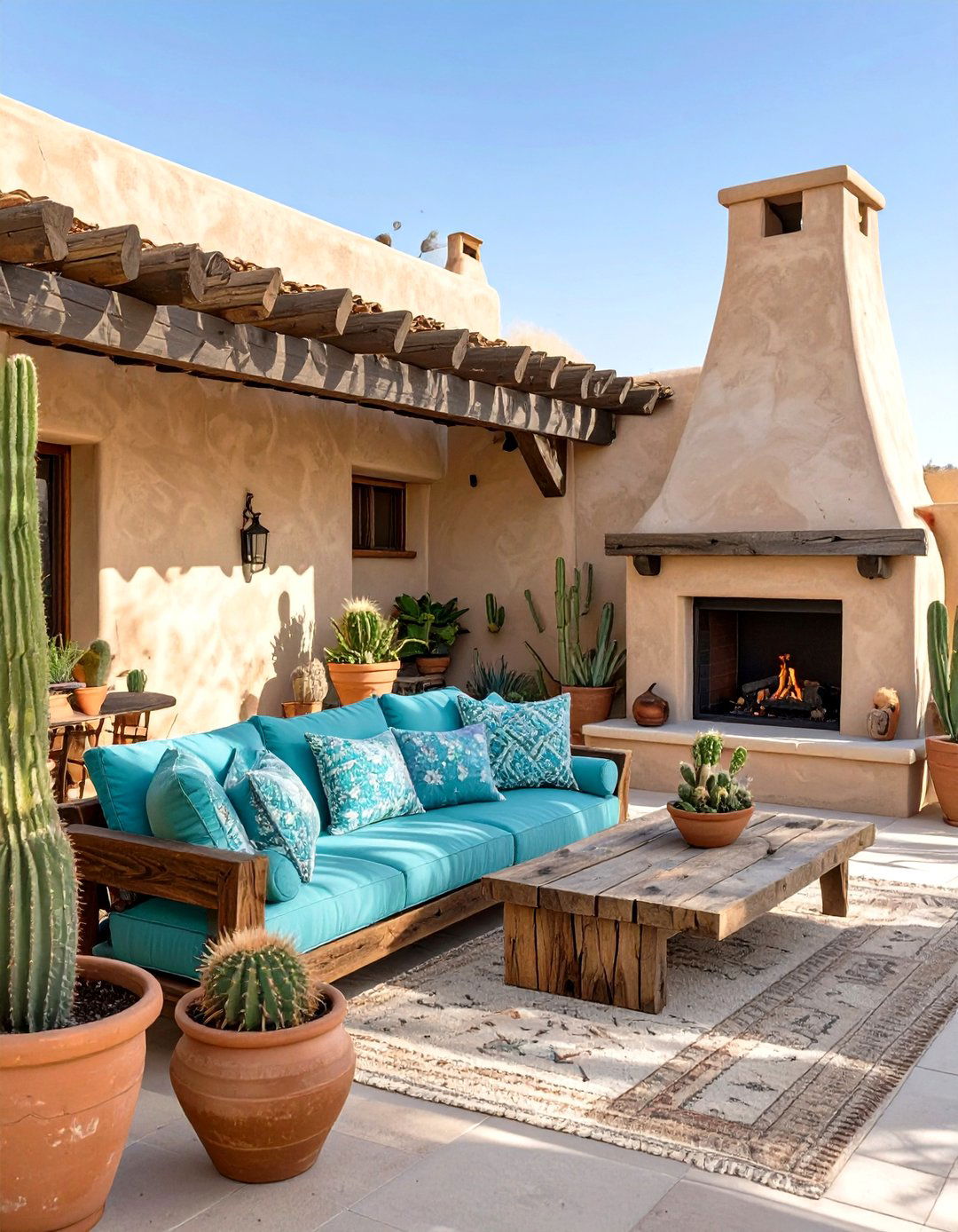 A Southwestern Desert Oasis - 30 outdoor  decoration ideas