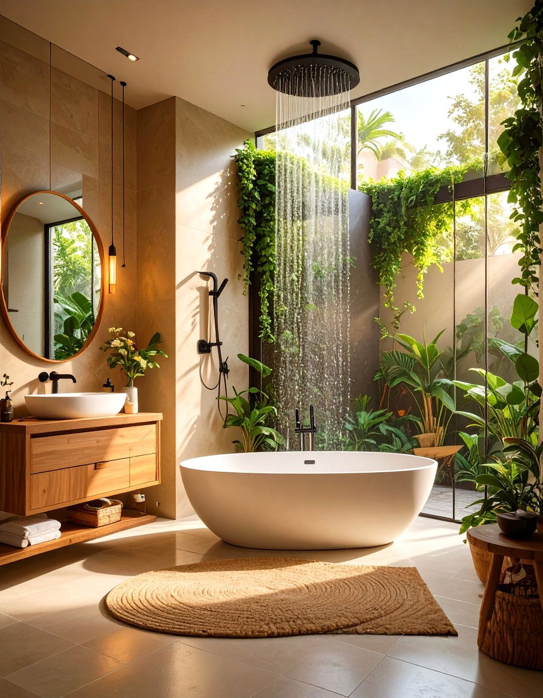 A Spa Inspired Minimalist Bathroom - 30 bathtub shower combo ideas for small bathrooms