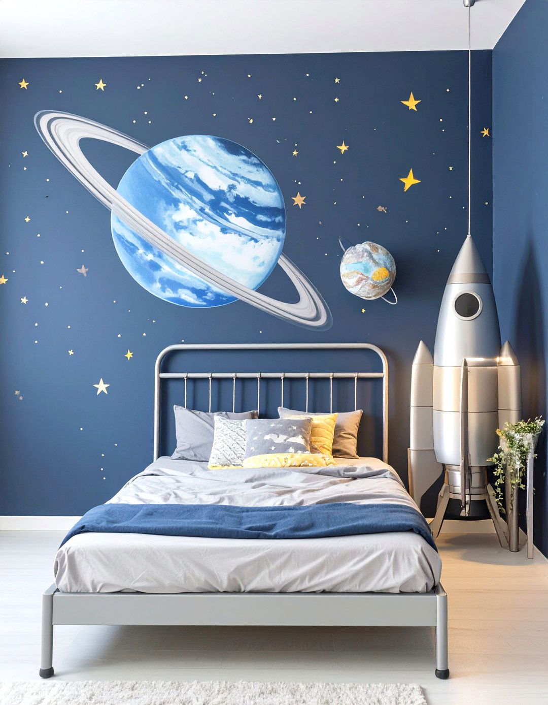 A Space Explorers Galaxy Bedroom - 30 cool boys bedroom ideas
