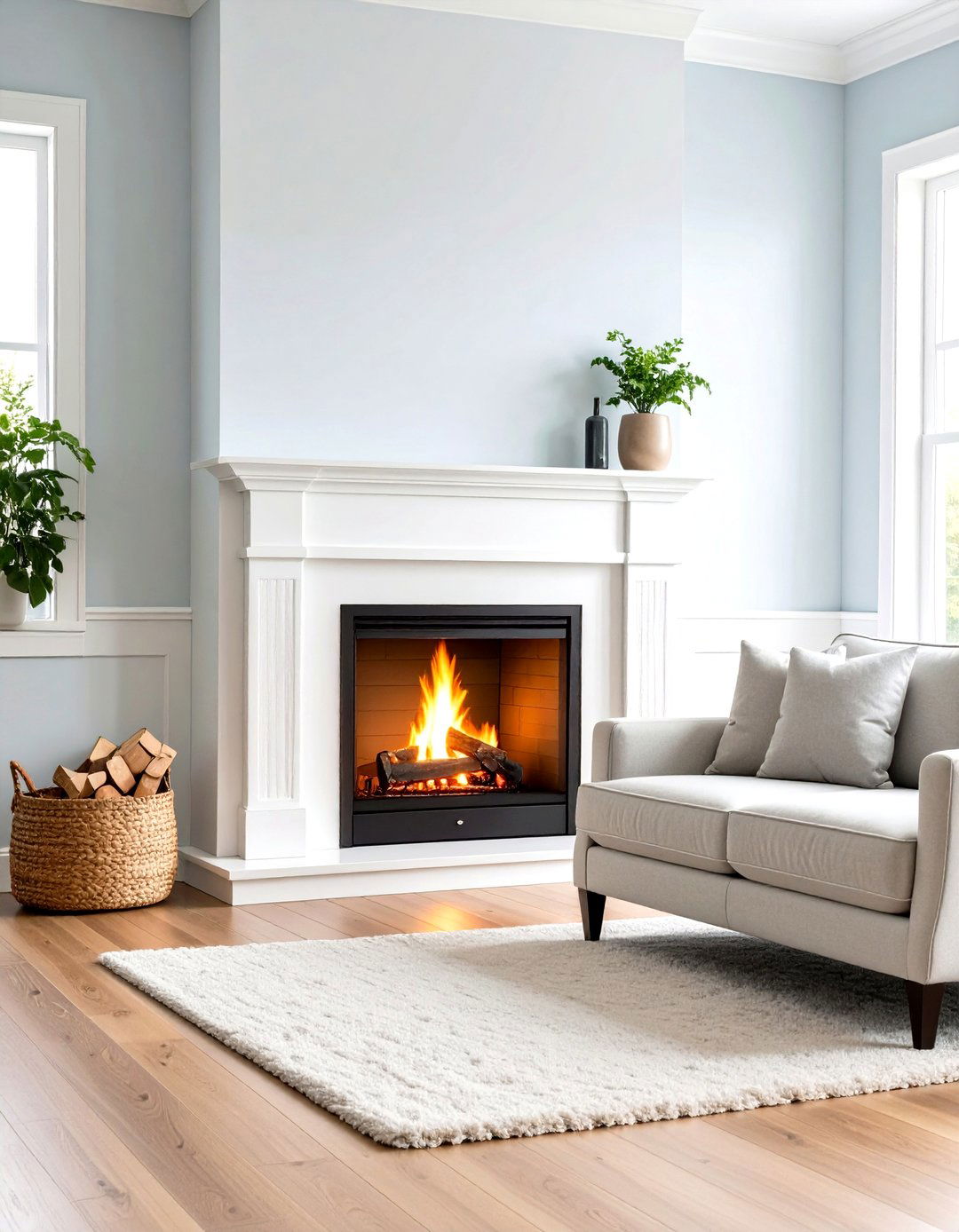 A Space Saving Electric Living Room Corner Fireplace - 30 living room corner fireplace ideas