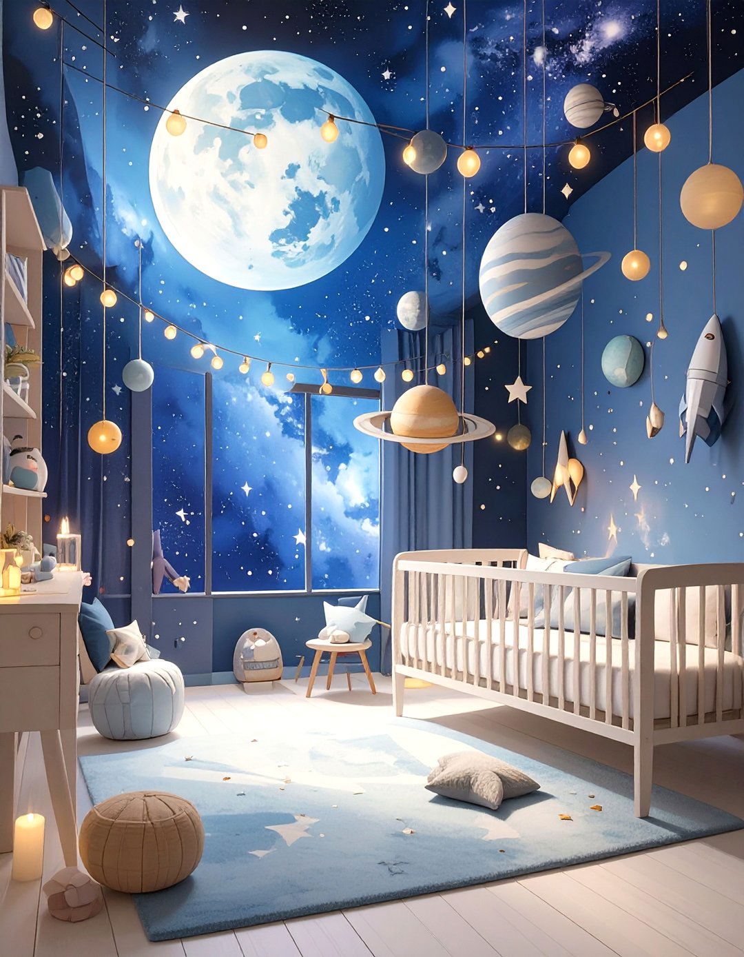 A Space Themed Baby Shower - 30 baby boy baby shower ideas