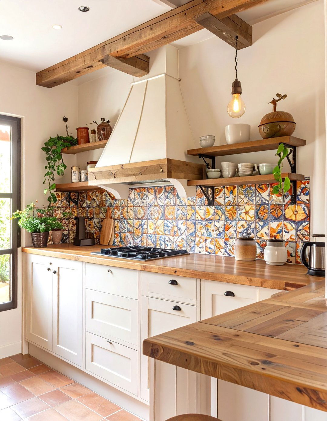 A Spanish Inspired Tiled Coffee Nook