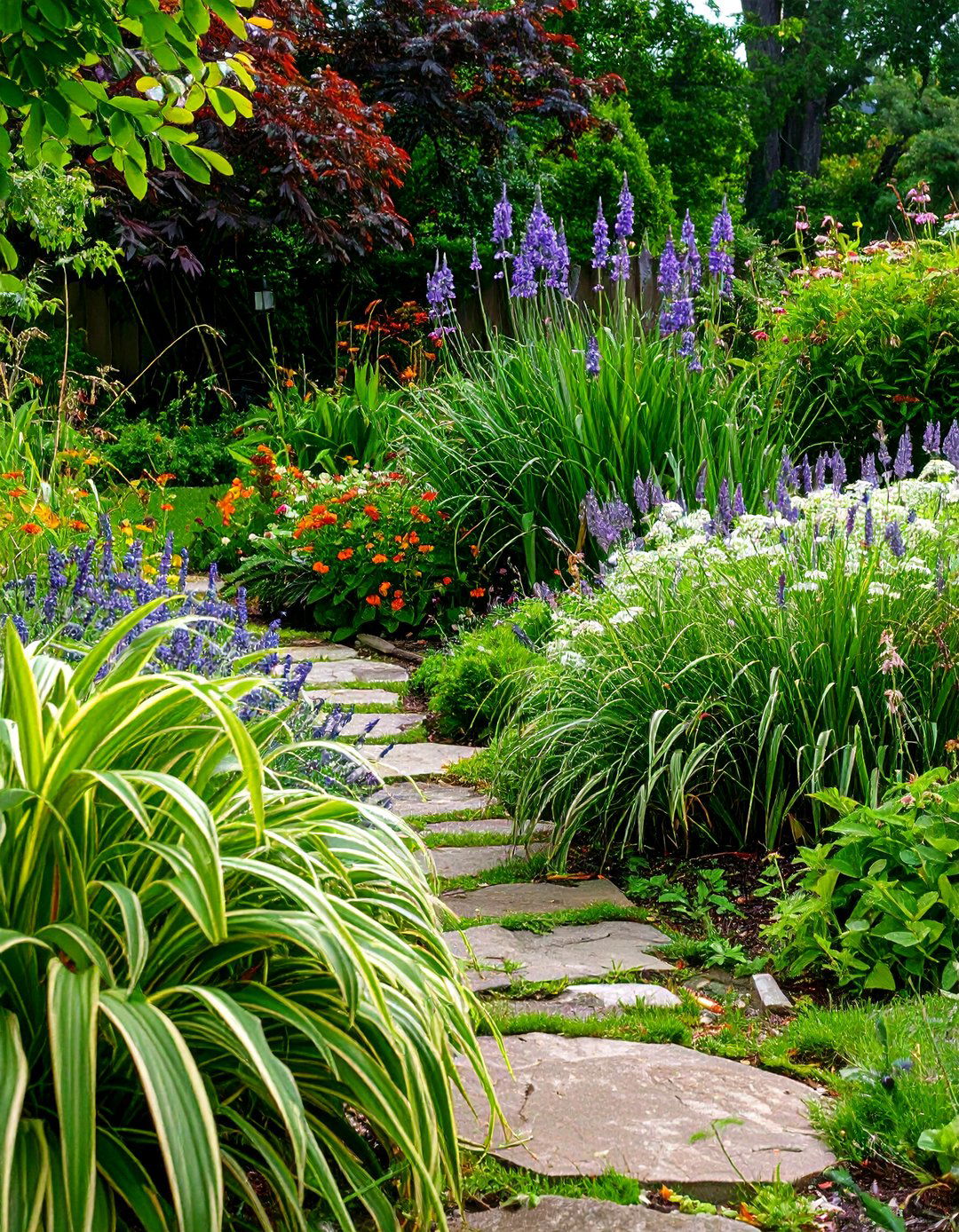 A Spiked Speedwell Veronica for Vertical Blue Flowers - 30 perennial shade garden ideas