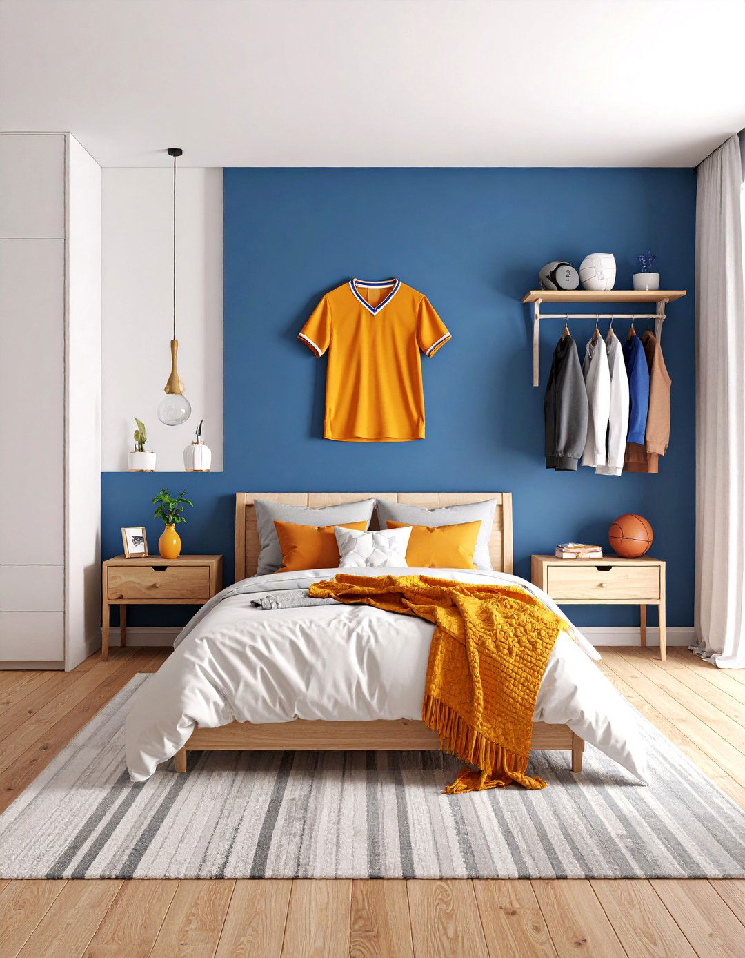 A Sports Fanatic Bedroom - 30 13 year old boy bedroom ideas