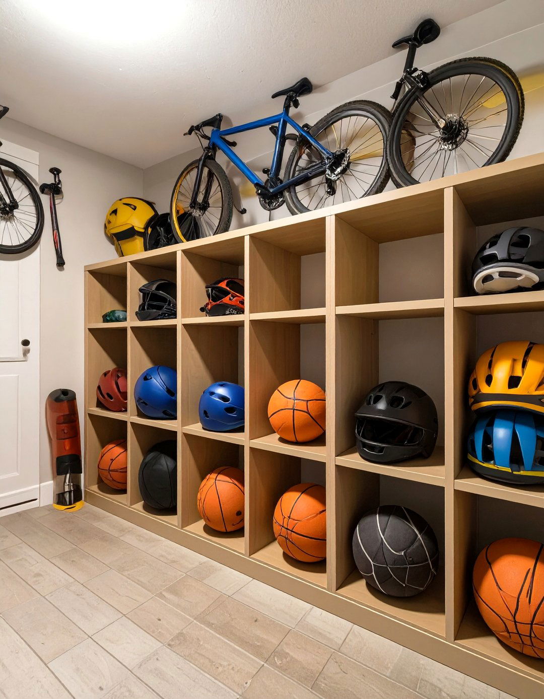A Sports Gear Garage Closet Hub - 30 garage closet ideas