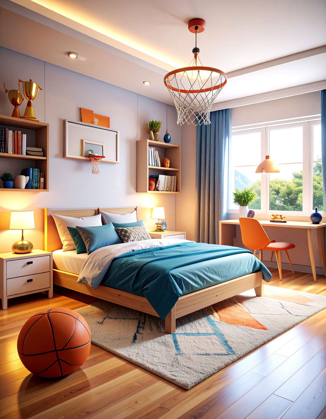 A Sporty and Active Bedroom - 30 10 year old bedroom ideas girl